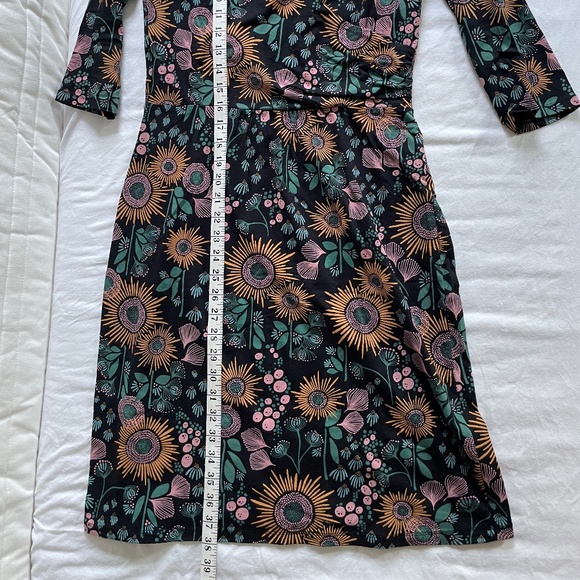 Mata Traders wrap top jersey knit dress - Picture 3 of 4